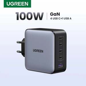 Зарядное устройство Ugreen Nexode X563, GaN Infinity, 100 Вт