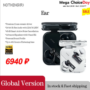 TWS наушники Nothing Ear, глобальная версия (из-за рубежа) 