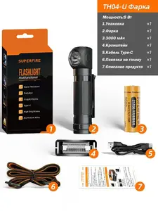Налобный фонарь Superfire TH04 (с купоном, из-за рубежа)