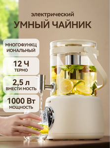 Умный электрический чайник AUX 2.5л (WB кошелёк с клубом)