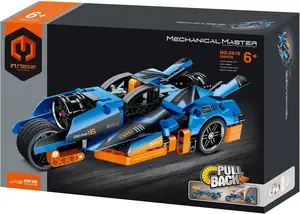 Конструктор iM.Master 5816 Гоночная машинка Mechanical Master, 202 дет., Pull and Back (с Я.Пэй/Альфой, зависит от аккаунта)