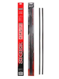 Резинки для дворников SIGER 66 см 2 шт. 