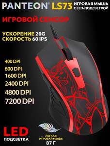 Мышь игровая компьютерная LS73 panteon