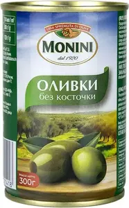Оливки Monini без косточки, 300 г (цена с Озон-картой)