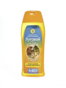 Зоошампунь Луговой инсектицидный для собак и кошек, 270 мл