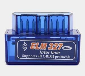 Автомобильный сканер  ELM327 OBD2 v2.1