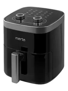 Аэрогриль MARTA MT-AG1826A, 6 литров, съемная чаша (с картой OZON)