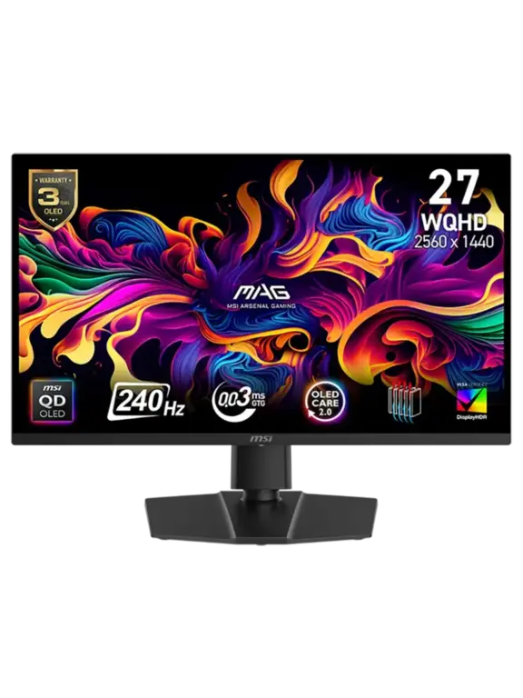 Монитор 26.5" MSI MAG 271QP QD-OLED X24, OLED, 2560x1440, 240Гц (с ВБ кошельком)