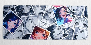 Большой коврик Like Me для мышки и клавиатуры аниме 80x30 Like Me (с макс кошельком и подпиской)