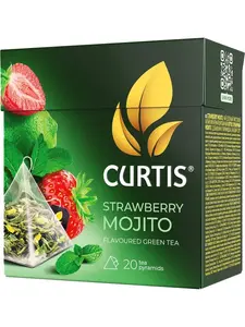 Чай зелёный CURTIS Strawberry mojito 20 пакетиков