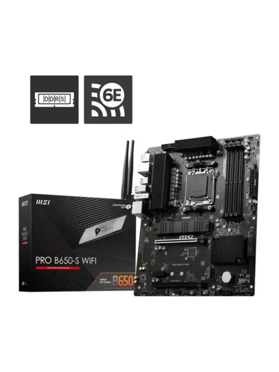 Материнская плата MSI PRO B650-S WIFI (AM5, ATX) (с вб кошельком)