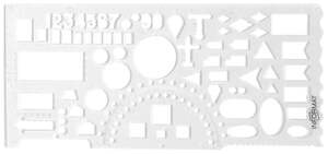 Линейка пластиковая Офицерская 20 см, прозрачная (С Ozon-картой)