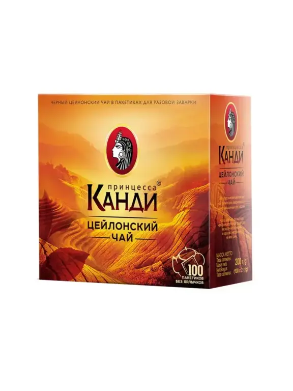 Чай Принцесса Канди 100 пак.