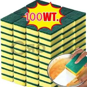 Губка для мытья посуды, 100 шт (с Ozon-Картой)