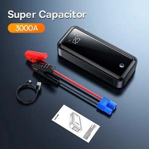Автомобильное пусковое устройство Baseus BS-CH007 Super Energy Mega Series Supercapacitor Car Jump Starter 3000A, с суперконденсатором