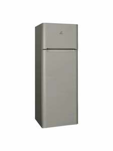 Холодильник с морозильником Indesit TIA 16 G серебристый