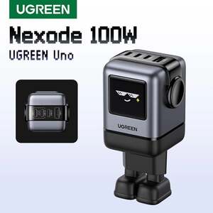 Сетевое зарядное устройство Ugreen Uno Robot Design X688, 3C1A, 100 Вт