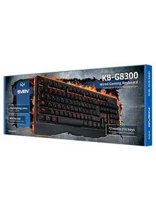 Игровая клавиатура с подсветкой Sven KB-G8300 (с ВБ кошельком)