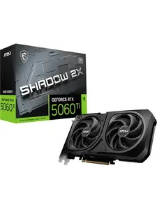 Видеокарта MSI GeForce RTX 5060 Ti 16G SHADOW 2X OC PLUS 16 ГБ