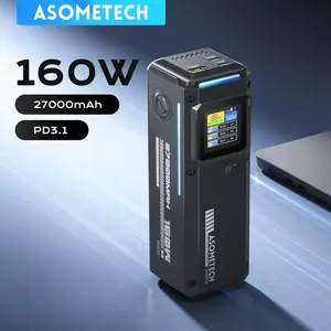 Внешний аккумулятор Asometech PP083, 160 Вт, 27 Ач
