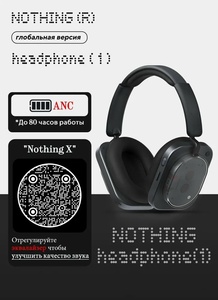 Наушники беспроводные с микрофоном Nothing Headphone(1) (из-за рубежа)