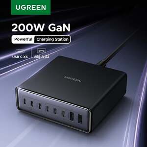 Зарядное устройство 8 в 1 UGREEN X766 200 Вт GaN 