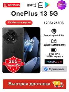 Смартфон OnePlus 13 5G 12ГБ+256ГБ, Глобальная версия, eSIM