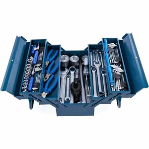 Металлический разноуровневый ящик для инструментов Сервис Ключ 70622, металл