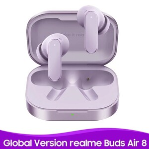 Наушники Realme Buds Air 8 (ANC 55 дБ, BT 5.4, 11+6 мм, до 58 ч, IP55)