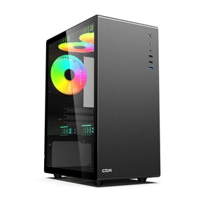 Корпус для ПК CBR V500, mATX, Mini-tower, закаленное стекло (с картой OZON)