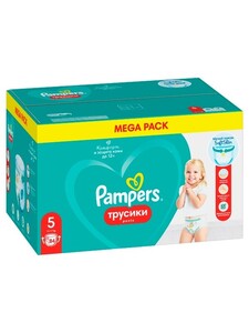 Подгузники Pampers Pants, юниор, 12-17 кг, размер 5, 84 штуки