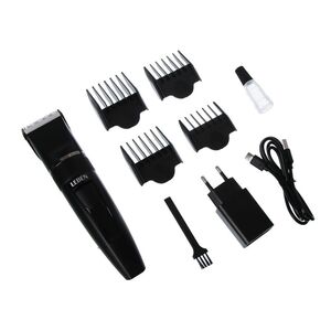 Машинка для стрижки LEBEN (керамические ножи, цифровой дисплей, аккумулятор 1200мАч, USB-кабель)