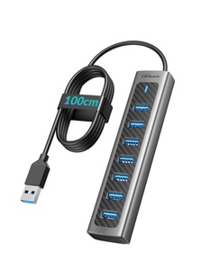USB-хаб GM7U на 7 портов (USB 3.0, 5V 3A, 1М, с картой OZON, из-за рубежа)