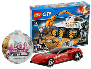 Скидка 50% на все игрушки по карте «ЛЕНТА»